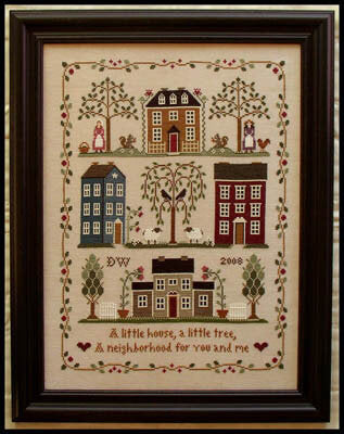 Little House Needleworks - Little House Neighborhood - Cross Stitch Pattern