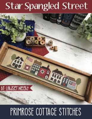 Primrose Cottage - Star Spangled Street - Cross Stitch Pattern