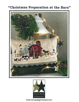 Twin Peak Primitives - Christmas Preparation at the Barn - Cross Stitch Pattern