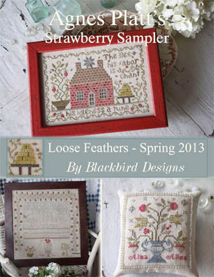Blackbird Designs - Loose Feathers - Agnes Platt's Strawberry Sampler - Cross Stitch Pattern
