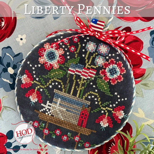 Hands on Design - Liberty Pennies - Cross Stitch Pattern