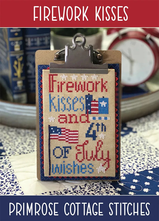 Primrose Cottage - Firework Kisses - Cross Stitch Pattern